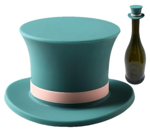 Wine Stoppers, Wine Bottle Stoppers - Silicone Wine Cap Bottle Stoppers | Beer Sealing, Decorative Champagne Bottle Stoppers, Reusable Wine Corks for Wine Bottles, Glass