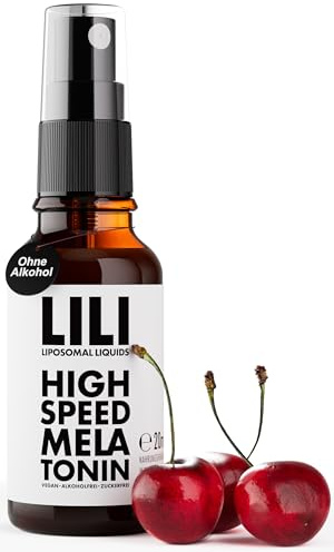 High Speed Melatonin Spray - Liposomales Spray mit 0,5 mg Melatonin | 160 Sprühstöße: schnell, vegan, alkoholfrei & zuckerfrei