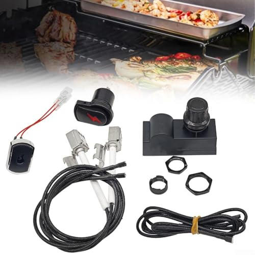 Elektronisches Batterie-Zünder-Set, kompatibel mit Charbroil Gasgrills mit 2 Ausgängen