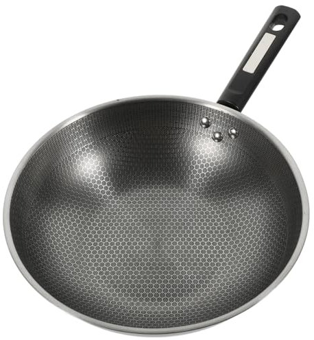 Cabilock Poêle à Frire Antiadhésive Poêle Pour Cuisiner Plein Air Avec Fond Plat