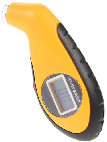 HOMOCONO Misuratore di Pressione Pneumatici Digitale per Auto e Moto Display Facile da Leggere, Installazione Semplice, Materiale Abs Resistente e Precisione Garantita