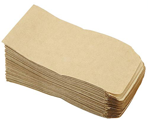 SUNGOOYUE Sacs de Graines en Papier Kraft, Enveloppes de Graines Auto-adhésives, Paquet de 100, Paquets de Stockage Résistants aux Déchirures en 2 Tailles pour les Jardiniers de de Légumes de