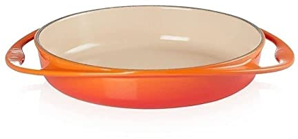 Le Creuset Bandeja tarta tatin de hierro fundido, 25 cm, apto para todas las fuentes de calor, incluso inducción, Volcanico, 20129250902460