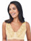 Eden House Ladies Cotton Lace Front Fastening Magic Bra Cream 22