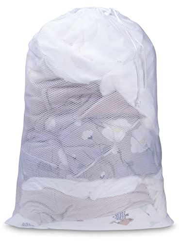 Meowoo 1Pcs Laundry Bags with Drawstring,70×90cm Mesh Laundry Bags for Delicates Heavy Duty Net Washiing Bag for Washing Machine