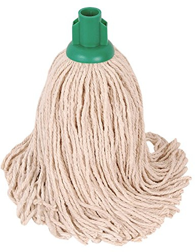 Robert Scott Socket Mop Heads, Green, Pack of 12