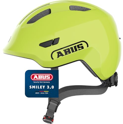 ABUS Casco per bambini Smiley 3.0 - casco da bici con calzata bassa, design a misura di bambino e spazio per il codino - per ragazze e ragazzi