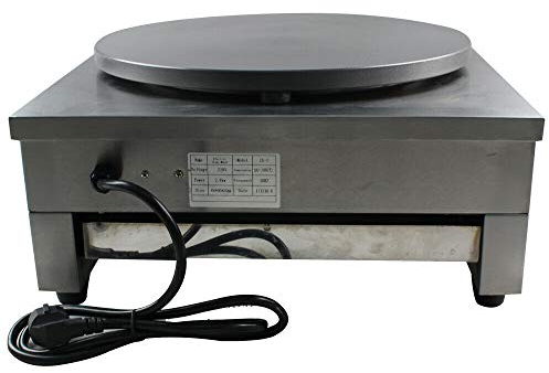 Crepera eléctrica de 16 pulgadas, para crepes, crepes, pancake Maker, hornear, tortitas, placa de cocción,