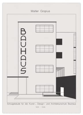 Generisch Poster Bauhaus Gebäude Dessau | Schulgebäude A2 (59,4x42 cm)