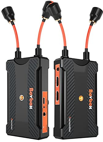 Transmisor y receptor inalámbrico HD de 5,8 G, 300 m, 1080P @ 60 Hz, HDMI, uno a varios transmisores y receptores, extensor de vídeo en directo para PS4 DVD batería para cámara portátil (TX+RX)