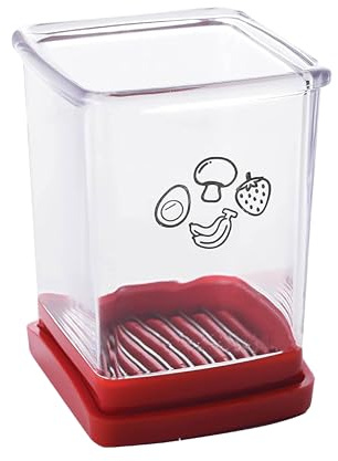 Fruit Cutter and Chopper – Cup Slicer for Strawberry, Grape, Banana, Mushroom, Kitchen Gadget for Fruits and Vegetables, Compact Slicing Tool (1 Pack)
