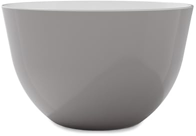 Trebonn PILE - Stackable Bowl - Gray - Diametro 28 cm x h 17 cm - Capiente ciotola con finitura glossy, perfetta come insalatiera o zuppiera.