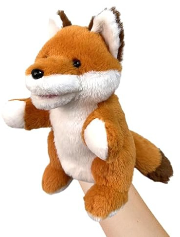 LOMTRATS 2026 Marionnettes à Main Mobiles à Bouche Ouverte pour Enfants, Loup, Lion, etc., parfaites pour raconter des Histoires, l'enseignement, l'école Maternelle, Les Cadeaux d'anniversaire