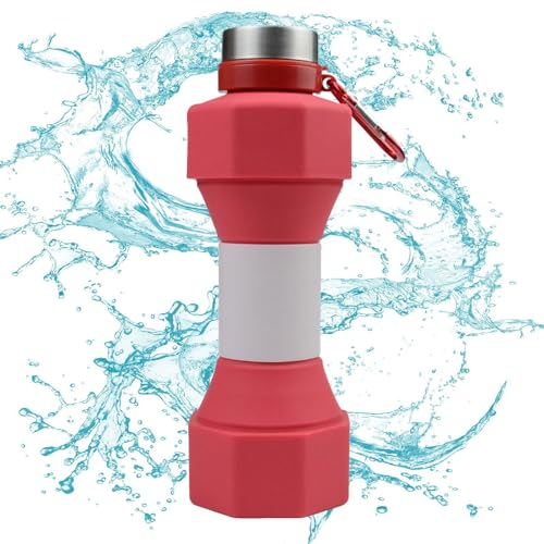 Travel Water Bottle Portable Soft Large Capacity Carabiner