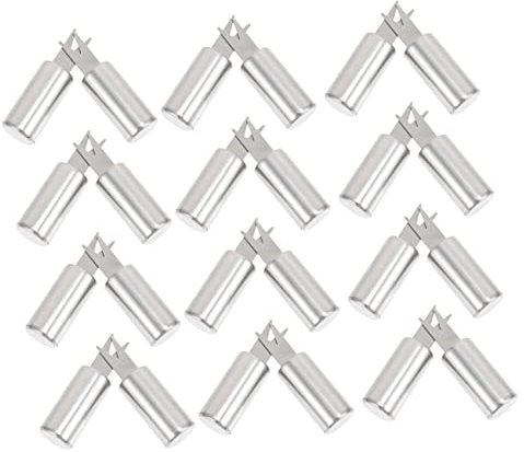 Ciieeo 20 Spiedini in Acciaio Inossidabile Per Mais Forchette Per Barbecue Accessori Per Grigliate Di Mais Dolce E Frutta