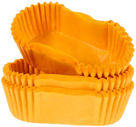 Ciieeo Moules à Muffins Ovales en Papier Lot de 1000 Caissettes pour Cupcakes et Cake Pops, Multi-usages, Conçus pour Petits Restaurants et Cafés
