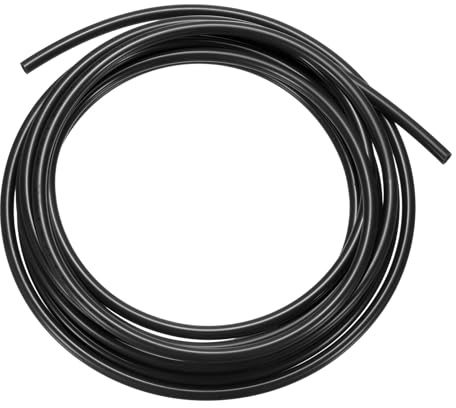 sourcing map Tuyau pneumatique en polyuréthane pour compresseur d'air, transfert de fluide, 8 mm de diamètre extérieur x 5 mm de diamètre intérieur, 5 mètres, noir