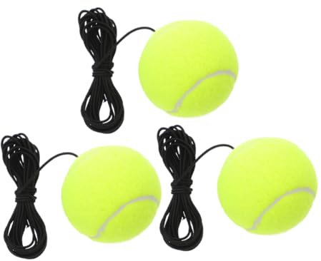KITANDOVE 3 stücke Tennis Trainingsbälle String Rebound für Garage Praxis