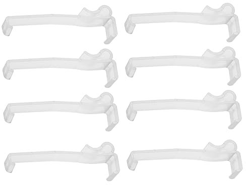 Gatuida 10piezas Clips para Paneles Ciegos Verticales para Cortinas De Baño Clips De Accesorios para Cortinas Uso Ventana o Ducha