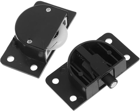 Hohopeti Roulette Porte Coulissante Roulettes Coulissantes Pour Armoires Et Placards Rouleau De Support Silencieux Accessoire De Remplacement 2.28 X 1.22 X 0.55 in 1 Jeu