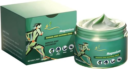 Crema per massaggi antidolorifica al magnesio NovaRX Advanced, gel per il trattamento dei dolori articolari, massaggio lenitivo per dolori articolari e muscolari, per schiena, collo e mani