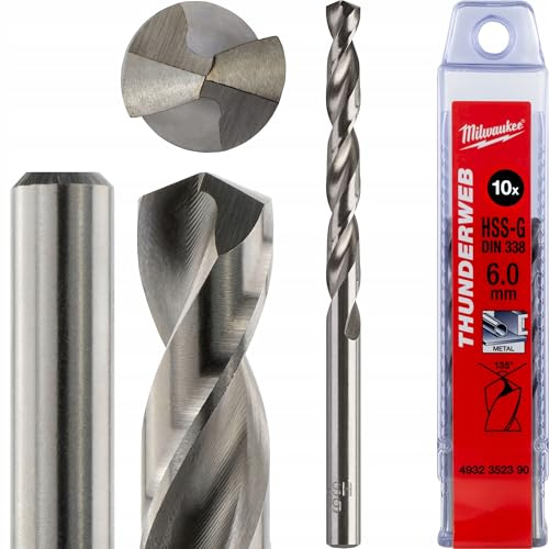 Milwaukee 4002395370498 Thunderweb Metal Drill Bits HSS G, Multi-Coloured