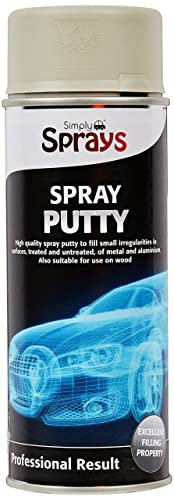 Simply SP-037 Spray Putty 400ml – Fast Drying – Great Adhesion – Corrosion Preventive – Multiple Application, Aluminium