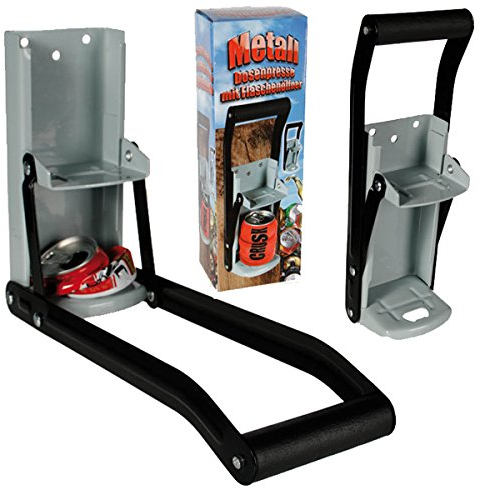 BARGAINS-GALORE LARGE BEER TIN CAN CRUSHER WALL MOUNTED RECYCLING TOOL BOTTLE OPENER 330ML