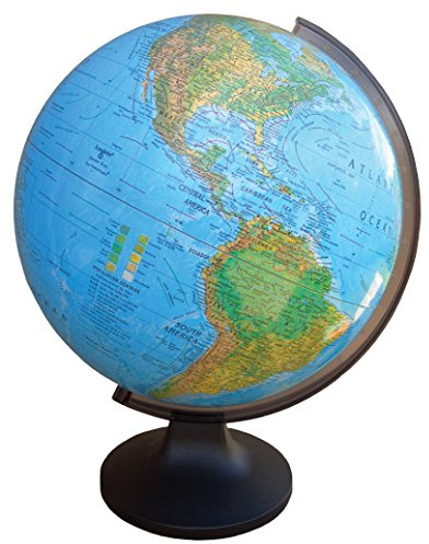 Replogle Spanish-Español Blue Ocean Illuminated Globe(12/30cm Diameter) Easy to Assemble