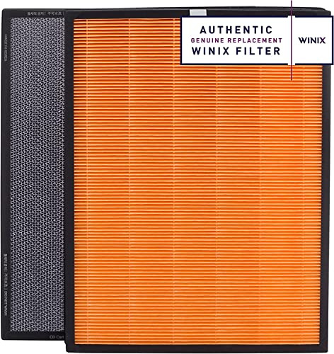 Filtro de Repuesto T WINIX H13 True HEPA (99,99%) y Carbón Activado - Compatible Con HR950 / 1000, ZERO + y ZERO Pro - Incluye Tecnología PlasmaWave