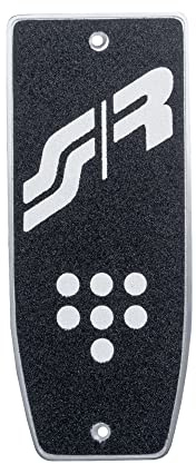 Simoni Racing 820AS Pedana Poggiapiede Universale, pedana antiscivolo per Auto, in Alluminio con Grip Antiscivolo