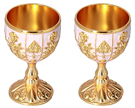 HERCHR Copa de 2 piezas, Copa de vino de copa de vino vintage copas de vino para colección de decoración de viaje juego de copas de vino