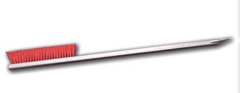 SCHULZ - Für den Menschen & Sein Haus! - Langer Auto-Schneebesen mit Eiskratzer - Stabiler Holzgriff - 78cm