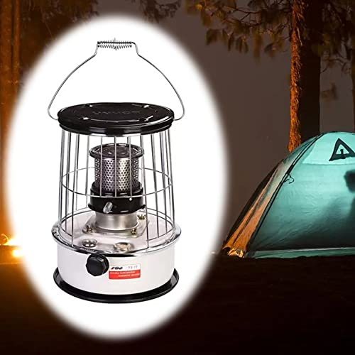 XFAK 6L Petroleumheizung，Petroleumofen Heizgerät Mit Kochbeutel Leicht Tragbare Edelstahl Campingkocher Mobiler Heizpilz Für Terrasse (Color : Kerosene Stove)