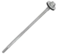 135 mm Self-drilling Screw for Metal with Washer Aluminium/EPDM of Hex Head Carbon Steel Self Drilling Screws in SQ Ceramic Coating Fastening Screws for Wall Sandwich Panels <12mm Pack of 25 pcs