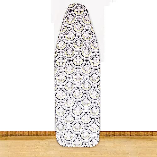 NILZA Copri ASSE da Stiro in Cotone, Copriasse da Stiro Telo Stiro da Tavolo 92x33cm 97x33cm 110x35cm, Copertura ASSE da Stiro Copriasse per ASSE da Stiro, Termoriflettente (Size : 81x30cm(32x12in))