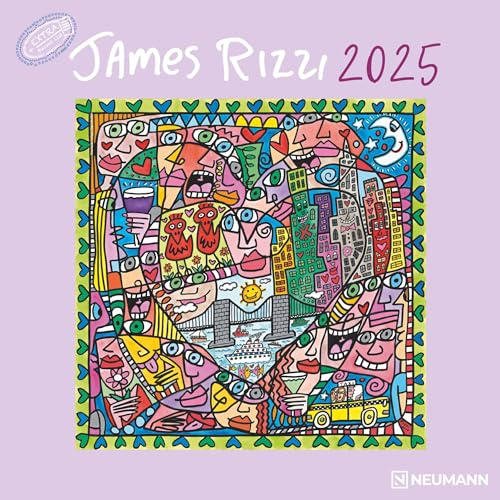 James Rizzi 2025 calendario da parete