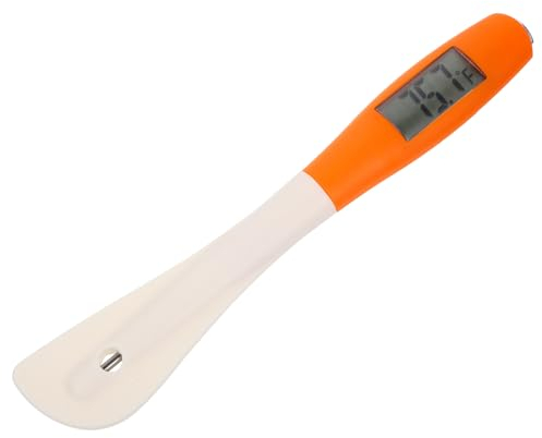 HOLIDYOYO Thermomètre Spatule Numérique Thermomètre De Cuisine Pour Bonbons Confitures Et Viandes Précision Et Facilité Utilisation Outil Polyvalent Pour Pâtisserie Et Cuisson Vif