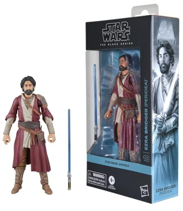 Star Wars The Black Series, Ezra Bridger (Peridea), Star Wars: Ahsoka, Figura Premium Coleccionable de 15 cm