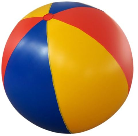 BESTonZON de Playa Gigantes Inflables para Piscina Juguete Rojo Y Amarillo de 0 7 M para Adolescentes para Jugar al Aire