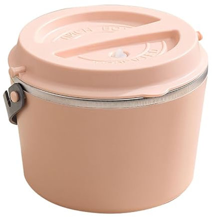 NOPIEJD Boîte À Lunch Chauffante A, Chauffe-Plats pour Chauffeurs De Camion, Acier Inoxydable 304 De Grande Capacité De 1,2 L sans Eau, Double Usage pour La Maison Et La Voiture pour Les Employés De