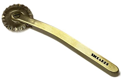 Siccardi Rotella tagliapasta festonata Tutta in Ottone