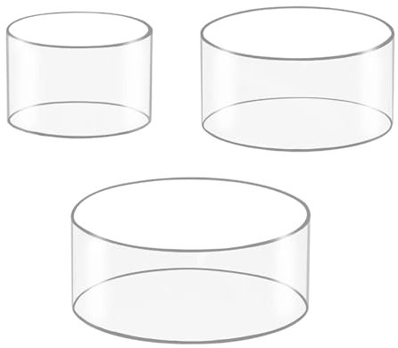 FytStycale 3 elevadores de Tartas en tamaños de 15, 20 y 25 cm, Ideales para Celebraciones.