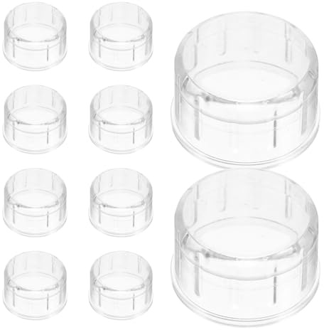 ABOOFAN 10pcs Shaker Lid Cup Covers Leak Reusable Tumbler Cap Replacement for Protein Mason Jar Cocktail Shakers