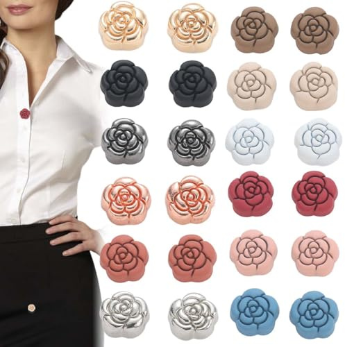 GXGM 12 Paires Hijab Aimant, Broche Aimantée Femme, Aimants à Pince d’Écharpe Colorée, Broche Magnétique Sans Épingle, Boutons Hijab Polyvalent pour Femmes Musulmane