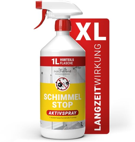 naturetrend Schimmelentferner 1000ml – Anti-Schimmel-Spray mit Langzeitschutz, Schimmelspray für Oberflächen I Schimmel Stop Tiefenwirkungsspray zur effektiven Schimmelentfernung