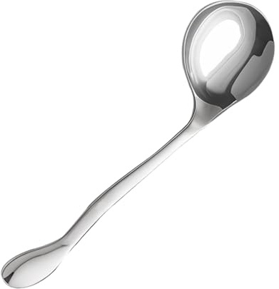 Cuillères adaptatives pour personnes âgées - Vaisselle en acier inoxydable, cuillère auxiliaire métallique - Pour personnes âgées, soignants, résidences, hôpitaux, repas quotidiens, vie indépendante