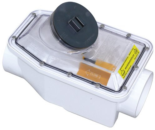 Canplas 223254W PVC Fullport Backwater Valve, 4-Inch