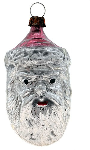 Hamburger Weihnachtskontor - Weihnachtsschmuck und Weihnachtskugeln -Nostalgie Santa Kopf