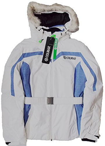 Colmar Damen Ski Jacke Weiß Blau Größe L und XL Neu mit Etikett (L)